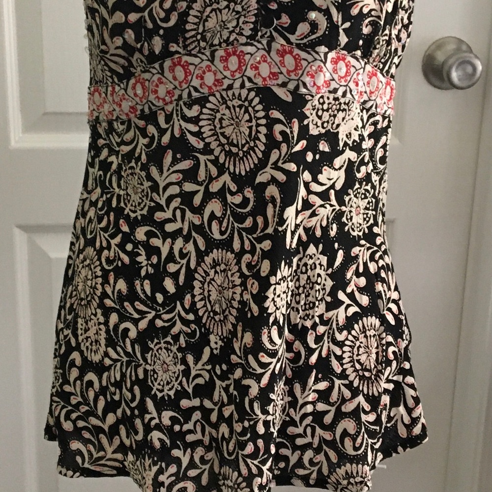 Evening sparkle tank top